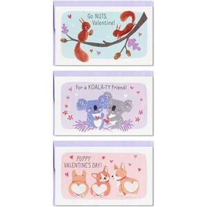 Hallmark Kids Mini Valentines Day Cards Assortment 23 Cards Envelopes New